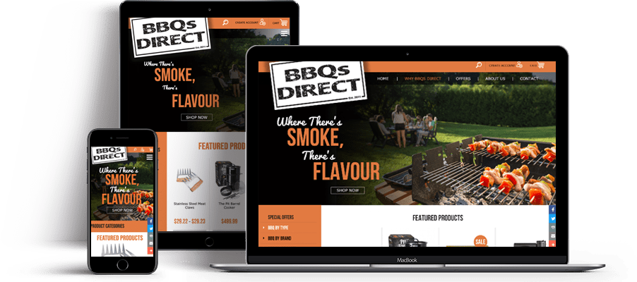Web Design for BBQs Direct